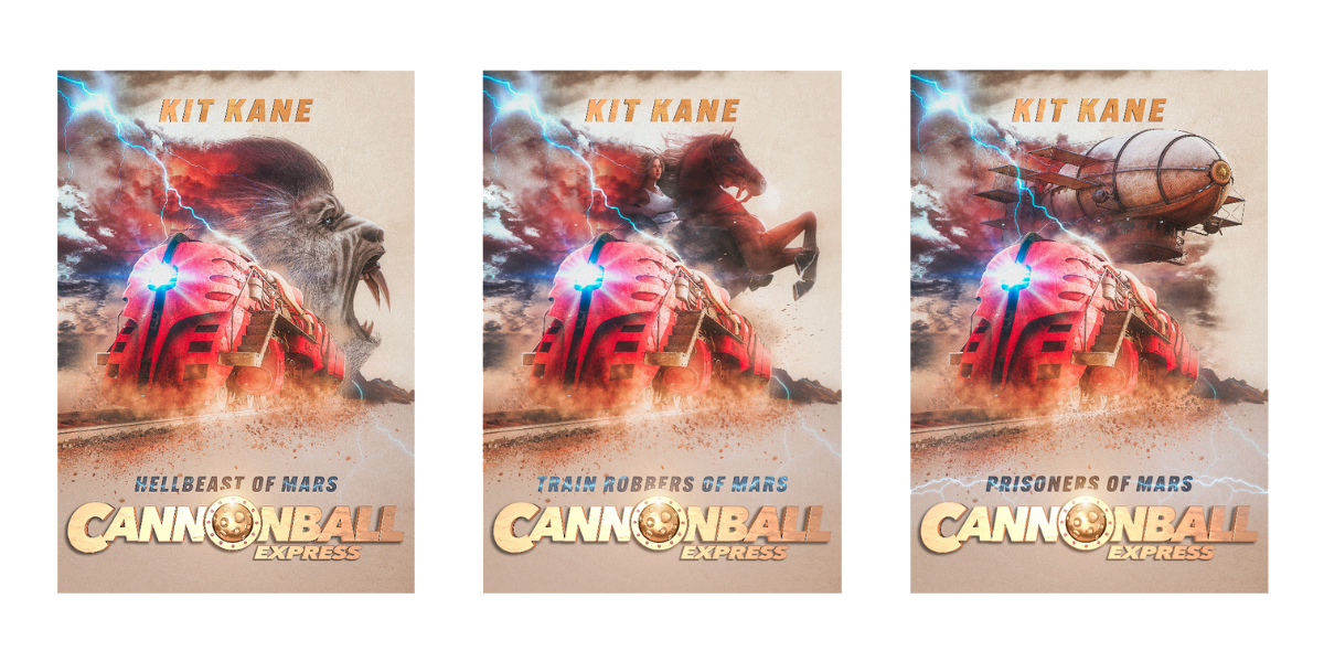 Space Western Sci-Fi Book Series CANNONBALL EXPRESS - Ebook 234 Bundle - Kit Kane