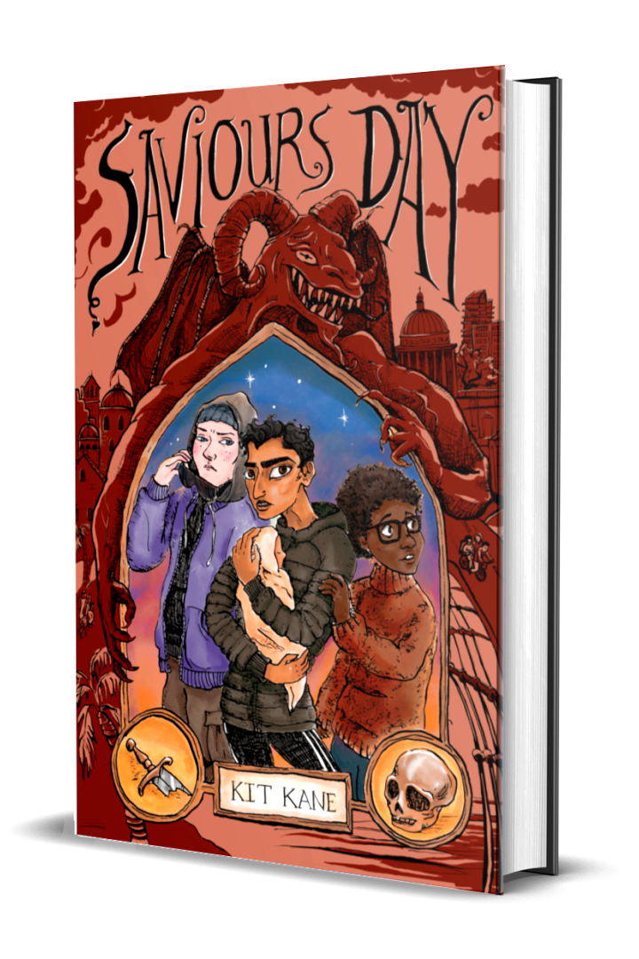 Young Adult Fantasy Adventure Book SAVIOURS DAY by Kit Kane - Hardcover