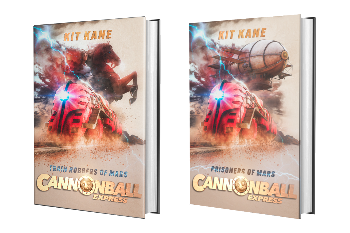 Space Western Sci-Fi Book Series CANNONBALL EXPRESS - Hardcover 34 Bundle - Kit Kane