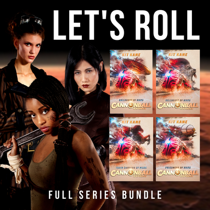 Space Western Sci-Fi Book Series CANNONBALL EXPRESS - Let's Roll - Bundle - Kit Kane