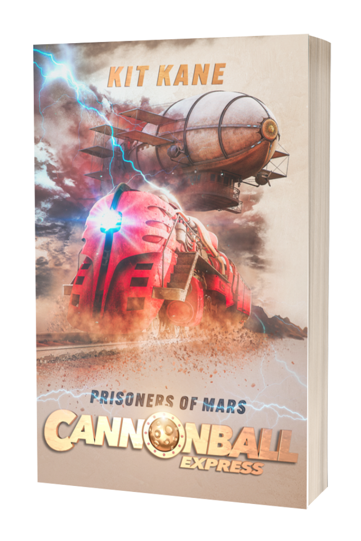 Space Western Sci-Fi Book Series CANNONBALL EXPRESS - Book 4 - Paperback - Prisoners of Mars - Kit Kane