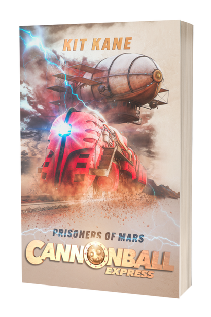 Space Western Sci-Fi Book Series CANNONBALL EXPRESS - Book 4 - Paperback - Prisoners of Mars - Kit Kane