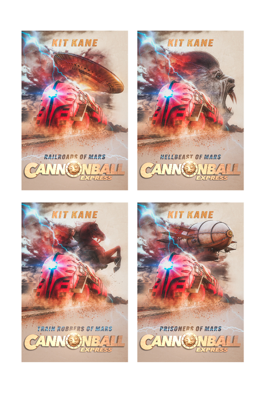 Space Western Sci-Fi Book Series CANNONBALL EXPRESS - Ebooks - Full Series - Kit Kane